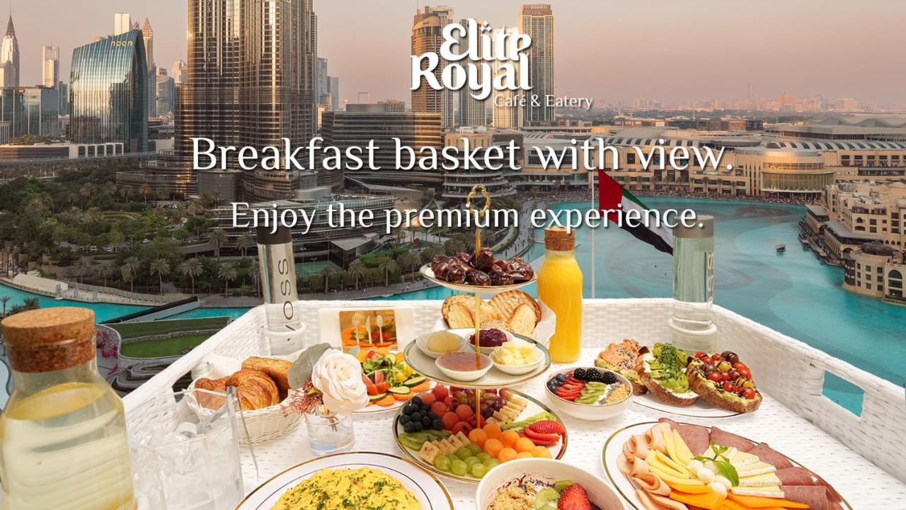Elite Royal Apartment - Full Burj Khalifa & Fountain View - Premier - 2 Bedrooms & 1 Open Bedroom Without Partition Dubaj Kültér fotó