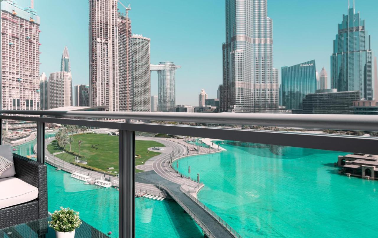 Elite Royal Apartment - Full Burj Khalifa & Fountain View - Premier - 2 Bedrooms & 1 Open Bedroom Without Partition Dubaj Kültér fotó